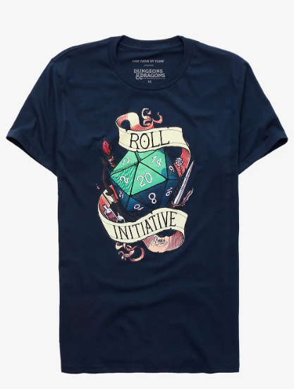 roll for initiative shirt